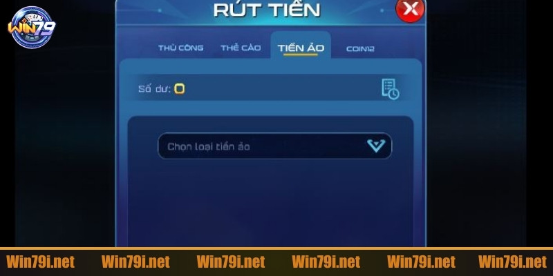 Rút tiền thông qua tiền ảo